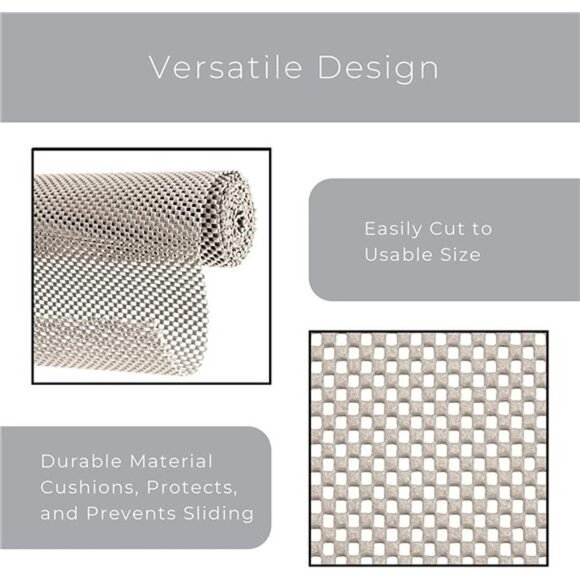 Smart Design Premium Grip Shelf Liner - 12 Inch x 20 Feet - Non Adhesive - Picture 3 of 6